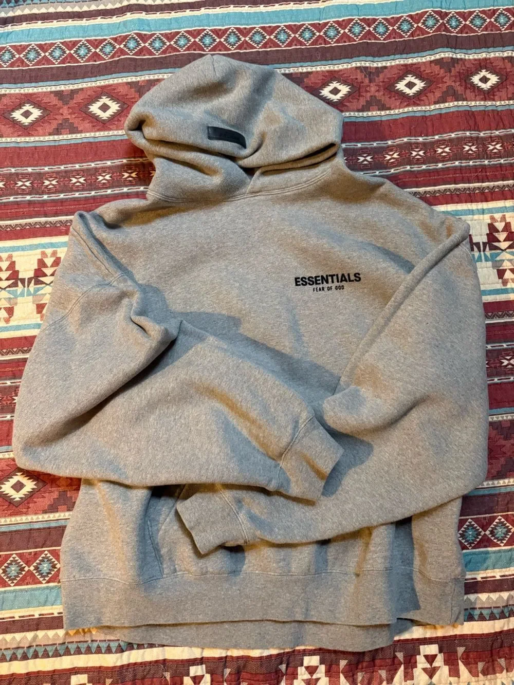 Essentials gray hoodie size XXL